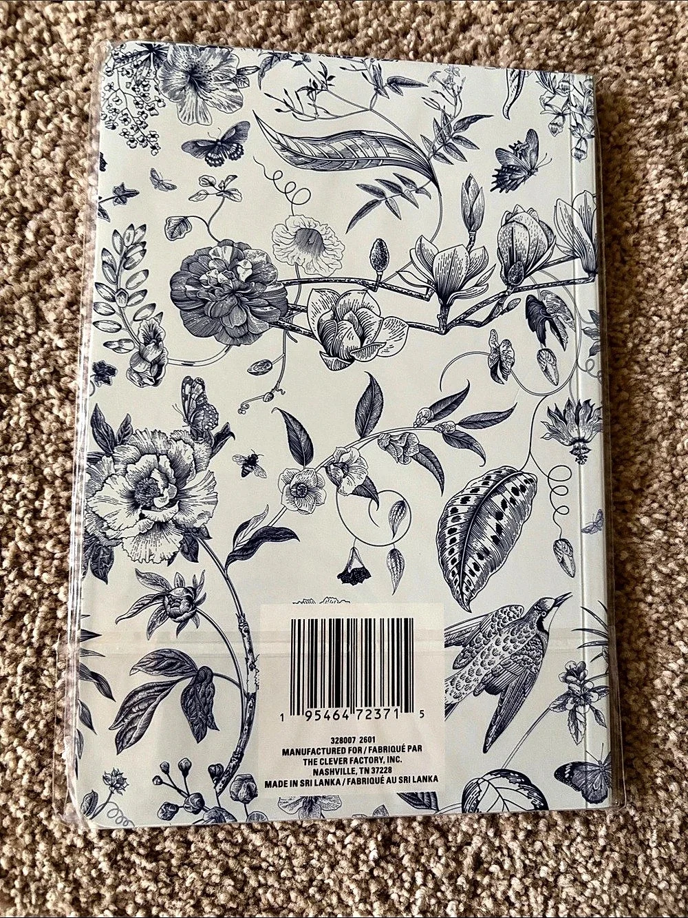 NWT Inspirational Journal Set of 3 Floral Purple & Green